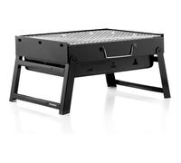 Barbecue charbon pliable - Grille amovible - Compact et léger - Système de ventilation efficace