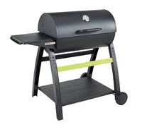 COOK'IN GARDEN Barbecue charbon de bois TONINO 70 - L 123 x l 74 x H 104,5cm - Surface de cuisson : L 68 x l 41,5cm - Noir