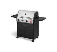 Enders Chicago Next 4 R Turbo Barbecue à Gaz, 4 brûleurs en acier inoxydable, capot de cuisson à double paroi, étagère latérale détachable, 13 kW, Switch Grid, 800° Turbo Zone #8936633