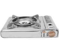 Barbecue de camping, design portable, cuisson efficace, argenté