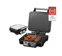 Barbecue de table 1800W Grill électrique en acier inoxydable - Thermostat réglable