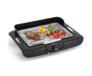 Barbecue de table Clatronic | Barbecue électrique | Balcon & cuisine | Barbecue électrique avec pare-vent | Barbecue avec grille chromée | Barbecue de table avec boîtier Cool Touch | BQ 3841