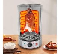 Barbecue de table, gyros, grill électrique vertical avec fourchettes à brochettes, 2500 W, rôtissoire à 360 degrés, gril haute performance 50-300 °C
