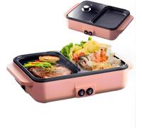 Barbecue électrique 2-en-1 grill & fondue chinoise