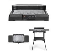 Barbecue électrique 2 en 1 - LIVOO - 2200 W - Sur pieds ou sur table - Grille 39,5x24 cm - IPX4