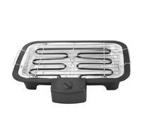 Barbecue Électrique 2000W Thermostat Réglable avec Grille Inoxydable SWISS HAUS Noir