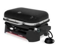 Weber Grill Barbecue électrique Lumin – Thermomètre intégré, grilles fonte émaillée, 33×49 cm – Noir