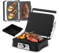Barbecue électrique Barbecue de contact Sandwichmaker 2000W Plaque de...