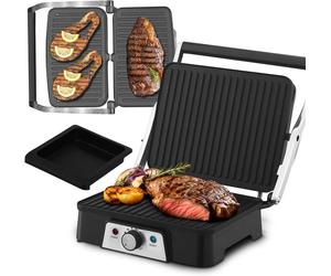 Barbecue électrique Barbecue de contact Sandwichmaker 2000W Plaque de...