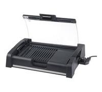 Rosenstein & Söhne – Barbecue électrique de table – 1650 W – Noir – Céramique – 34 x 24 cm