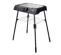 Barbecue électrique de table et barbecue sur pied 2000 W avec grille en acier inoxydable | Barbecue de balcon à faible dégagement de fumée | Barbecue électrique réglable en continu | Barbecue de