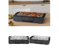Barbecue électrique de table - LIVOO - 2000W - 41 x 24 cm - Thermostat ajustable - Usage intérieur
