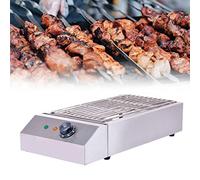 Barbecue Electrique de Table Viande Gril Électrique sans Fumée, Température Réglable, Bac à Eau, Teppanyaki Gril de Table, Grille en Acier Inoxydable Amovible et Plateau à Huile pour Balcon,Jpx d280
