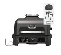 Barbecue électrique et fumoir Ninja Woodfire Pro XL avec thermosonde Smart Cook support et housse