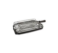 Barbecue Flama 421FL, 2400W, Plateau inférieur en acier inoxydable, Surface de cuisson 340 x 290 mm, Amovible, Résistance amovible Blanc G