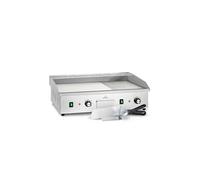 Klarstein Barbecue électrique Plancha – Plaque amovible antiadhésive, LED, 200W, argent