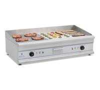 Barbecue Electrique Inox Planche A Snacker Grill Professionnel Plancha Gril100Cm