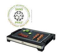 Barbecue électrique LITTLE BALANCE - Easy Nopifas - Surface de cuisson 38 x 25 cm - Revetement microcéramique sans PFAS - 2000