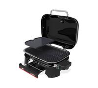 Weber Grill Barbecue électrique Lumin – Thermomètre intégré, grilles fonte émaillée, 33×49 cm – Noir