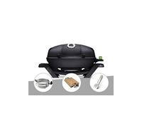 Barbecue électrique Napoléon Travel Q PRO285E + Rôtissoire + Planche à découper + Ensemble 2 ustensiles