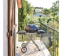 Barbecue électrique Napoleon TravelQ Pro 285E sur chariot pliable