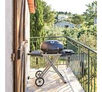 Barbecue électrique Napoleon TravelQ Pro 285E sur chariot pliable