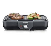 Barbecue électrique SEVERIN - PG8556 - Surface de cuisson 37x29cm - Thermostat réglable - 2300W