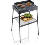 Barbecue électrique SEVERIN - PG8568 - Surface de cuisson 44,5x26cm - Hauteur 85cm - 2200W