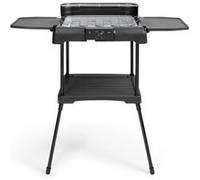 LIVOO Barbecue électrique sur pieds DOM507 2200W 2 en 1 Thermostat ajustable Noir