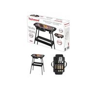 Barbecue Electrique sur Pieds ou de Table noir 2000W + Set de 4 accessoires pour barbecue