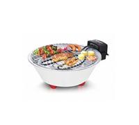 Barbecue Electrique Techwood TBQ-801 - Ø 31cm - 1250W - Cuisson diététique et sans fumée - Bac à eau amovible