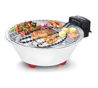 Barbecue Électrique - TECHWOOD - Ø 31cm - Grille Inox - 1250W - Cuisson sans fumée