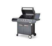 Barbecue gaz Emma 4 + 1 Side - BRASERO BY FAVEX - 4 brûleurs 12,6 kW - Brûleur latéral - FlexiGrill avec plancha - 12 convives