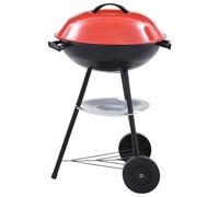 Barbecue en carbone portable avec roues XXL
