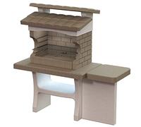 Barbecue en Pierre reconstruite avec Table latérale - Louxor
