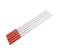 Barbecue enchaîné， Brochettes de kebab, brochettes barbecue, fourchette en acier inoxydable, plates for, turques(5 Pieces)