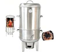 Barbecue Extérieur Au Charbon Bois En Acier Inoxydable 40 X 91Cm