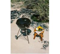 CREATE Barbecue fumoir Smokey Kettle – Charbon, acier revêtu, noir, collecteur de braises