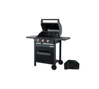 Barbecue gaz Spring II 3 feux - BRASERO BY FAVEX - 9,95 kW - Grille et plaque fonte - Housse incluse