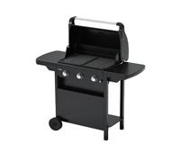 Barbecue gaz CLASS 3L COMPACT 3 brûleurs en acier - Surface de cuisson 60x35 cm - L 124 x P 55 x H 109 cm