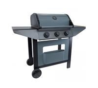 Barbecue Gaz - COOK IN GARDEN - AM253T - 3 Brûleurs - Capot avec Thermomètre - Surface Mixte