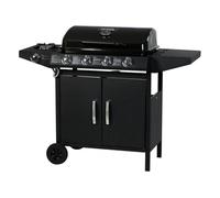 Habitat et Jardin Barbecue Gaz Festa 5, 5 Brûleurs Dont 1 Latéral, 12.9 Kw, Noir 1351_100515