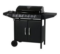 Barbecue gaz ""Festa 5"" - 5 brûleurs dont 1 latéral - 12.9 Kw- Noir