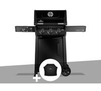 Barbecue gaz Freestyle 365 noir PRO 3 brûleurs + 1 bruleur sizzle zone + Housse de protection - Napoléon