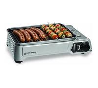 Barbecue Gaz Portable 1900W, Plancha Gaz Anti-Adhésive, Idéal Camping, Terrasse, Balcon