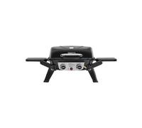 Royal Gourmet 2 Brûleurs Barbecue Gaz Portable, Barbecue Grille avec Tables Latérales Pliables et Couvercle, Puissance 5kW, Surface Cuisson 48 x 37 cm, Adapté pour Camping, Jardin, Terrasse