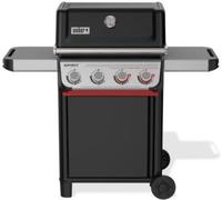 Barbecue gaz WEBER Spirit E-425 mix black grill et plancha sur chariot, 61x45 cm
