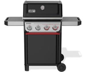 Barbecue gaz WEBER Spirit E-425 mix black grill et plancha sur chariot, 61x45 cm