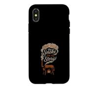 Barbecue Grandpa Pitmaster Humour Smoker Grill Backyard Legend Coque pour iPhone X/XS