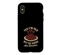 Barbecue Grandpa Pitmaster Humour Smoker Grill Backyard Legend Coque pour iPhone X/XS